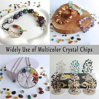 Vente en gros de copeaux de cristal naturel poli, améthyste et quartz rose mélangés, pierres précieuses pour le Feng Shui, la guérison Reiki, la décoration intérieure et les aquariums