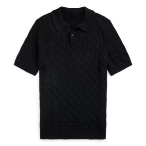 Camiseta de Punto Personalizada con Logotipo Bordado OEM, Polo de Golf de Verano para Hombre, Manga Corta, Cierre de Botones, Diseño de Crochet - Product Image 5
