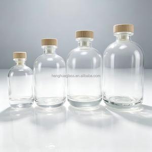 Botellas de Vidrio Esmerilado de Alta Calidad con Logotipo Personalizado de 100 ml, 250 ml, 375 ml, 500 ml para Ginebra, Ron, Whisky, Vodka y Licores con Corcho - Product Image 2
