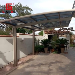 Offre Spéciale – Auvent d'entrée de parking personnalisable en alliage d'aluminium, résistant à la neige, robuste, durable, protection UV, pour deux voitures - Product Image 1