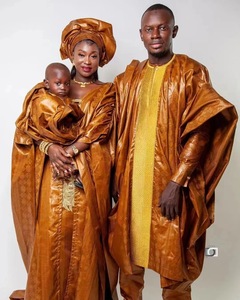 Nouvel Arrivage Tissu Africain <span class=keywords><strong>Bazin</strong></span> Riche 100% Coton Doux Parfumé Batik pour Robes Femme, Rideaux et Vêtements Garçon Dobby - Product Image 6