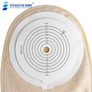 Sac de colostomie à bride de 80mm, système de poche rectale pour ileostomi - Product Image 4