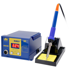 Estación de soldadura Bailiwei 936D con pantalla digital, temperatura ajustable y soldador antiestático para reparación de electrónica. - Product Image 2