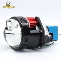 BB2453 Super luminosité 170W Bi LED Projecteur 6000K Lentille Phare Faisceau haut et bas 3 pouces Avec deux lampes laser Ampoule