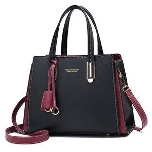 Bolso de Mano de Diseño Elegante y Moderno para Mujer, en Cuero PU, de Lujo, con Asa Superior y Correa para el Hombro, Clásico - Product Image 2