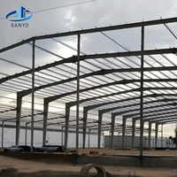 Bâtiment industriel en structure métallique pour atelier, moderne, sur mesure, pour usine commerciale en gros