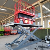 Plateforme élévatrice à ciseaux à profil bas de 1 tonne, 2 tonnes, 3 tonnes, élévateur de quai, table élévatrice à ciseaux hydraulique fixe en fosse