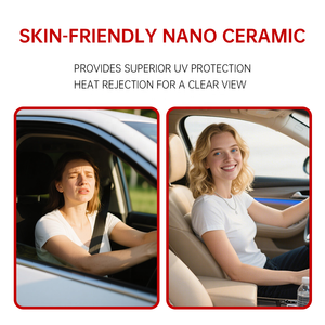 ฟิล์มกรองแสงรถยนต์นาโนเซรามิกแบบใส-เข้ม ป้องกันความร้อนขั้นสูง ไม่รบกวนสัญญาณ GPS/มือถือ - Product Image 2