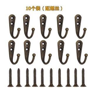 O'Leeford <b>Wall</b> <b>Hooks</b> 10 Pack Black Vintage Style Coat <b>Hooks</b> for Kitchen Bathroom Lightweight <b>Wall</b> Mounted Type - Product Image 2