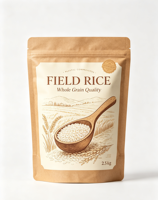Sac de stockage de farine en PE laminé de qualité alimentaire, robuste, imprimé sur mesure, pour riz et céréales, avec gaufrage et conception à déchirement facile