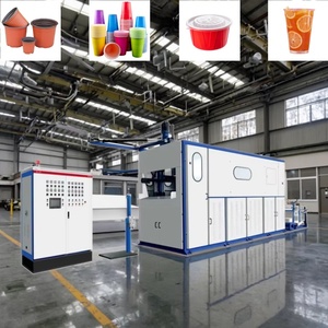 Sử dụng tự động dùng một lần cốc cà phê máy làm bền dùng một lần Bát Máy làm một lần cốc nhựa Máy làm - Product Image 1