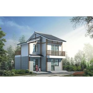 Custom Yuxi Light Steel Frame Villa <b>Prefab</b> <b>House</b> Chinese Design Rural Self-Built Home Total Project Solution - Product Image 4