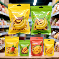 Tenez les sacs en plastique zip-lock, poche de nourriture de maïs de banane sacs en plastique imprimés par coutume de casse-croûte pour l'emballage de croustilles