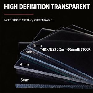 Service de découpe et d'impression de feuilles de plastique PET rigide transparentes de qualité alimentaire, épaisseur personnalisée, pour emballage sous vide - Product Image 3