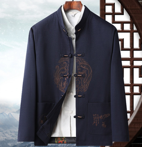 Ecoparty Hiver Nouvelle Veste Ouatée Traditionnelle Chinoise Robe de Couples Chine Longévité Vêtements de Mariage et d'Anniversaire Cadeau de Nouvel An - Product Image 4