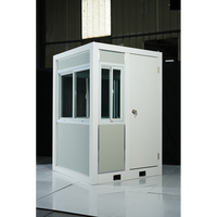 Kiosque de sécurité temporaire pliable, détachable et portable à faible coût pour centre commercial, bureau, bâtiment, extérieur, poste de garde mobile, hôtel, hôpital