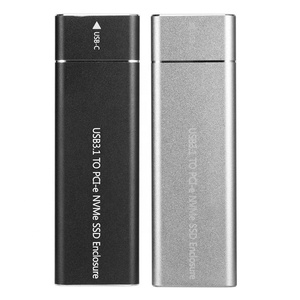 Aluminium M.2 NVMe ( PCIe) SSD-Gehäuse, USB 3.2 Gen 2 (10 Gbit/s) Unterstützung für externes Gehäuse UASP TRIM für NVMe Protocol SSD - Product Image 6