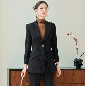 Blazer formel pour femme YERR, é<span class=keywords><strong>l</strong></span>égant, à bouton unique, col en V, manches longues, en spandex/polyester, 300g, anti-rétrécissement, prix réduit - Product Image 4