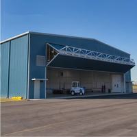 Hangar/abri pour petits avions en structure acier moderne préfabriqué, économique et modulaire de la marque JINGYI, assemblage facile, garantie 3 ans