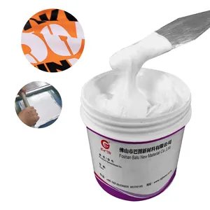 Printing Rubber White Paste Elastic Water Based Ink for t shirt screen printing