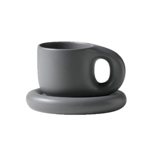 Juego <span class=keywords><strong>de</strong></span> Taza y Plato <span class=keywords><strong>de</strong></span> Cerámica Nórdica, <span class=keywords><strong>Diseño</strong></span> Único, Taza <span class=keywords><strong>de</strong></span> Té Gruesa y Linda, Taza <span class=keywords><strong>de</strong></span> Cerámica Personalizada para Regalo - Product Image 5