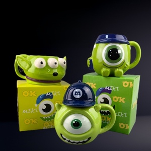 Taza <span class=keywords><strong>de</strong></span> Cerámica con Diseño Europeo <span class=keywords><strong>de</strong></span> Monstruo <span class=keywords><strong>de</strong></span> 3 Ojos <span class=keywords><strong>de</strong></span> la Universidad <span class=keywords><strong>de</strong></span> Monstruos en 3D, para Regalos Empresariales <span class=keywords><strong>de</strong></span> Navidad - Product Image 2