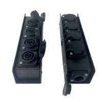FCONNR Powercon True1 Splitter: Boîte de distribution en acier 1-In 4-Out pour les événements en direct