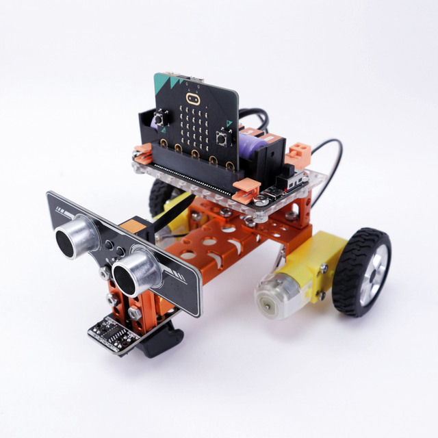 2WD/4WD micro:Bit Robot mini DIY Educational Programmable Robotic Car Kit Microbit V2 Expansion Board