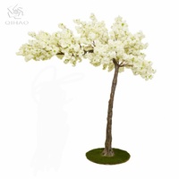 Arbre de cerisier artificiel blanc et rose personnalisé pour décoration de mariage, 1,5 à 3,5 m, centres de table de mariage en fleurs de cerisier à vendre