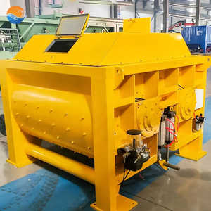 Mezcladora de Concreto de Doble Eje JS500 JS1000 de Alta Resistencia para Planta de Prefabricados, Mezcladora Rápida de Cemento, Motor, Bomba, Componentes Principales - Product Image 1