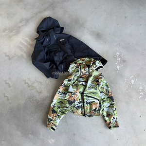 Vestes en nylon camouflage personnalisées à la mode, de haute qualité, coupe-vent, imperméables, légères, veste coupe-vent en nylon - Product Image 2