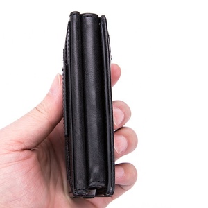 Portafoglio multifunzionale in pelle PU RFID block in alluminio fascia elastica <span class=keywords><strong>3</strong></span> volte portafoglio ad alta capacità - Product Image 4