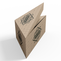 Boîte à pizza triangulaire personnalisée avec couvercle rabattable, en carton alimentaire, impression de logo personnalisée, emballage à emporter pour pizza
