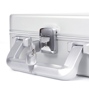 Custodia per <span class=keywords><strong>Orologi</strong></span> di Lusso in Lega di Alluminio e Magnesio, Leggera e Resistente, con 4-6 Scomparti, Impermeabile, con Lucchetto TSA, Moderna Scatola da Trasporto e Esposizione - Product Image 6