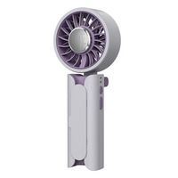 Nouveau ventilateur portable haute vitesse à refroidissement semi-conducteur transfrontalier, rechargeable par USB, pliable, avec clip pour parapluie, mini
