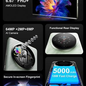 Smartphone Fossibot S3 PRO Octa Core 4G LTE/CDMA, écran AMOLED FHD de 6,6 pouces, appareil photo 64MP, batterie 5000mAh, identification par empreinte digitale, 6+128 Go, Android 14 - Product Image 5
