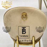 Chaise de banquet de luxe moderne européenne en velours et acier inoxydable pour hôtels, événements, mariages et salles à manger