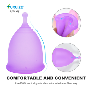 Kit de coupe menstruelle en silicone de qualité médicale Furuize, vente en gros, coupe menstruelle réutilisable personnalisable avec <span class=keywords><strong>stérilisateur</strong></span> - Product Image 5