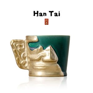 Taza <span class=keywords><strong>de</strong></span> Espresso Estilo Retro, Taza <span class=keywords><strong>para</strong></span> Latte Art, Taza <span class=keywords><strong>de</strong></span> Té Sanxingdui, Regalo Creativo Cultural <span class=keywords><strong>de</strong></span> Sichuan Chengdu, LOGO Personalizado - Product Image 2