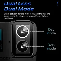 Cámara de Acción SJCAM SJ20 4K Ligera e Impermeable con Lente Dual F2.0/F1.3 y Campo de Visión de 154°, Estabilización HDR para Poca Luz, Portátil, Flexible con 8 Horas de Autonomía