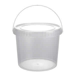 फूड ग्रेड टैम्पर स्पष्ट बॉक्स राउंड पीपी प्लास्टिक के साथ प्लास्टिक के टब प्लास्टिक बैग प्लास्टिक की बाल्टी - Product Image 5