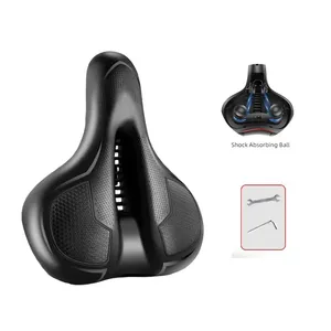 Cómodo cojín de asiento hueco a prueba de golpes para hombres y mujeres, accesorios casuales para ciclismo, sillín de <span class=keywords><strong>bicicleta</strong></span> - Product Image 2