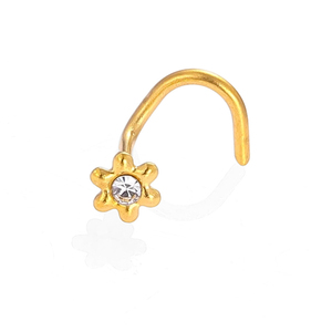 Bijoux de <span class=keywords><strong>piercing</strong></span> en acier inoxydable YW, anneau de <span class=keywords><strong>nez</strong></span> en zircon, <span class=keywords><strong>piercing</strong></span> de <span class=keywords><strong>narine</strong></span>, clou de <span class=keywords><strong>nez</strong></span> en forme de S - Product Image 4
