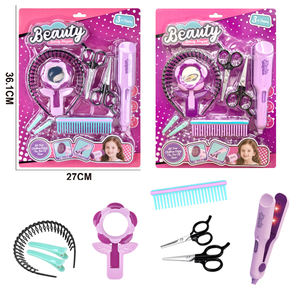 Ensemble de jouets de <span class=keywords><strong>salon</strong></span> de coiffure et de <span class=keywords><strong>maquillage</strong></span> BaoHan Princess pour filles de 2 à 9 ans, comprend des jeux de <span class=keywords><strong>salon</strong></span> de coiffure factices en plastique - Product Image 1