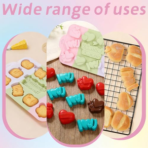Molde para Pastel en Forma de Corazón de 11 Cavidades para el Día de San Valentín, LFGB Platinum, Antiadherente, Libre de BPA, de Silicona, para Pasteles de Mousse - Product Image 3