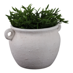 Vaso in ceramica rustico con manici per piante da interno ed esterno, decorazione da giardino - Product Image 2