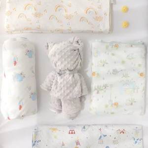 Manta Relajante <span class=keywords><strong>de</strong></span> Doble Capa para Bebés y Niños, para Jardín <span class=keywords><strong>de</strong></span> Infancia, Primavera, Verano, Uso con <span class=keywords><strong>Aire</strong></span> <span class=keywords><strong>Acondicionado</strong></span>, Suave - Product Image 3