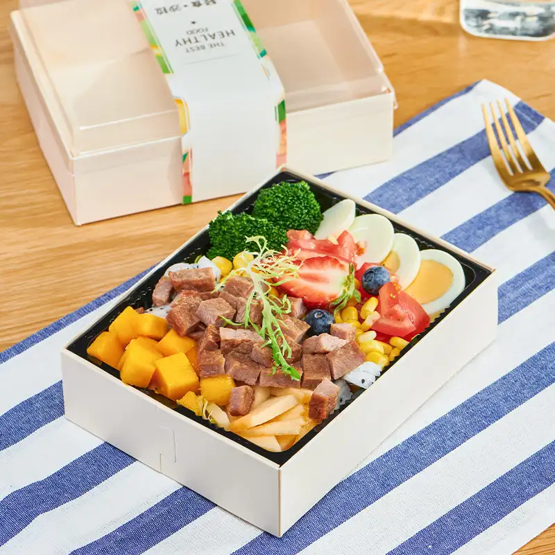 木製レストランテイクアウト包装ベーカリーペストリーケーキチーズ寿司ランチ紙箱