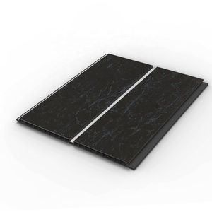 Brillo blanco impermeable con dos azulejos de <span class=keywords><strong>techo</strong></span> de PVC con incrustaciones de plata <span class=keywords><strong>Techo</strong></span> falso para pared húmeda Ducha Panel de baño Tablón de revestimiento - Product Image 4