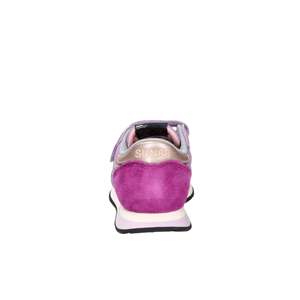 Sun68 Girls' Sneakers Z45417B Lilac Color With Glitter Star Design For Kids Casual Wear - Product Image 4